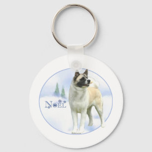 Porte-clés Akita Noel - Porte - clé