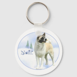 Porte-clés Akita Noel Porte - clé