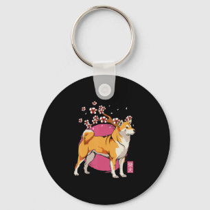 Porte-clés Akita Shiba Inu Dog, Sarsom, le Sakura japonais de
