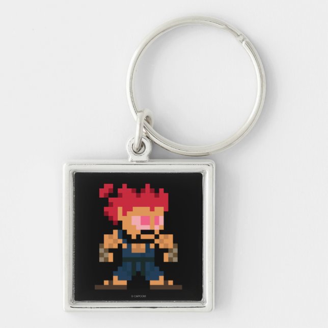 Porte-clés Akuma à 8 bits (Devant)