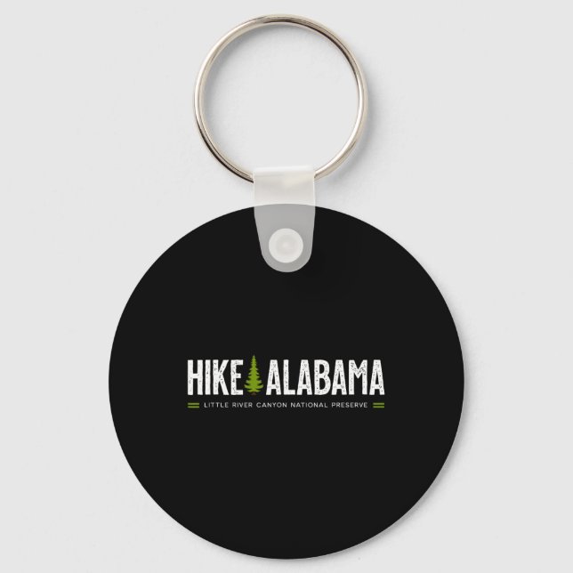 Porte-clés Alabama Hike Little River Canyon Tree Retro Graphi (Recto)