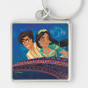 Porte-clés Aladdin   Un nouveau monde entier