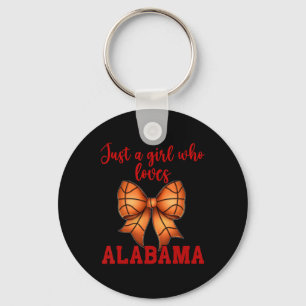 Porte-clés Alama Coquette Sketll Bow Girl Loves Alama