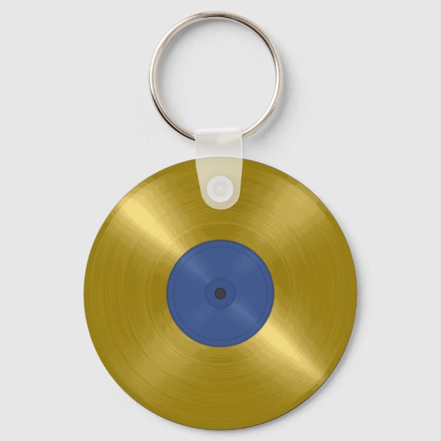 Porte-clés Album Gold Vinyl Record (Recto)