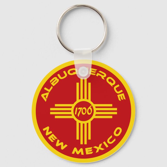 Porte-clés Albuquerque Nouveau-Mexique (Recto)
