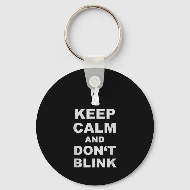 Porte-clés Alert - Weeng Angel - Keep Calm And Dont Blink 2  (Recto)