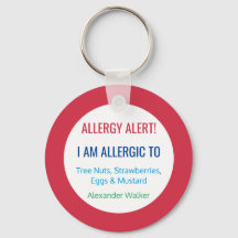 Alerte allergique pour enfants Allergie personnali