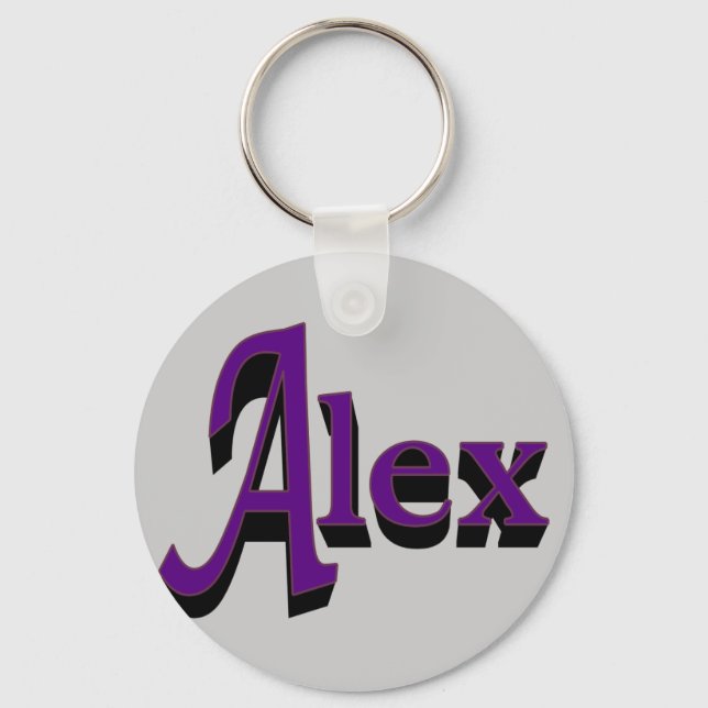 Porte-clés Alex (Recto)