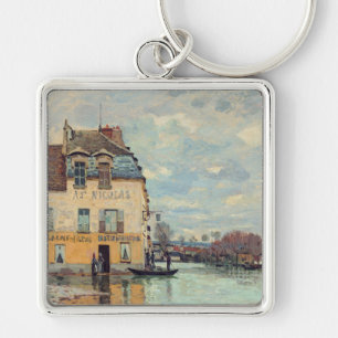 Porte-clés Alfred Sisley - Inondation à Port-Marly 1872
