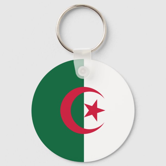 Porte-clés Algérie - Drapeau algérien (Recto)