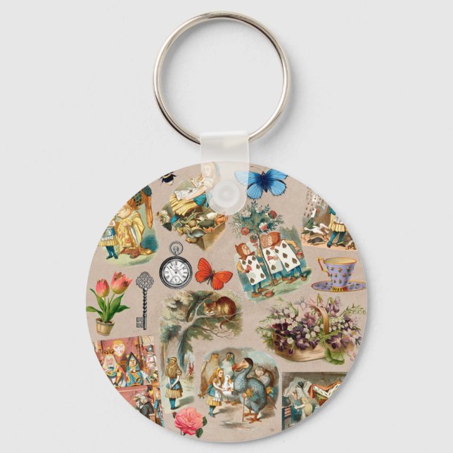 Porte-clés Alice à Wonderland Cheshire Cat Characters (Recto)