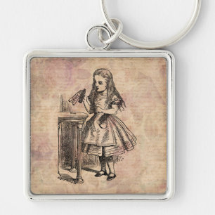 Porte-clés Alice au pays des merveilles Boire moi bouteille