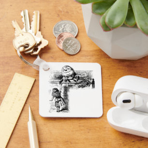 Porte-clés Alice in Wondlerand, Humpty Dumpty with Alice