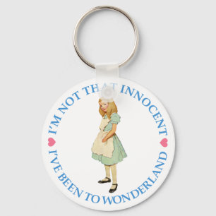 PORTE-CLÉS ALICE N'EST PAS CET INNOCENT