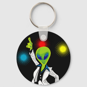 Porte-clés Alien de disco