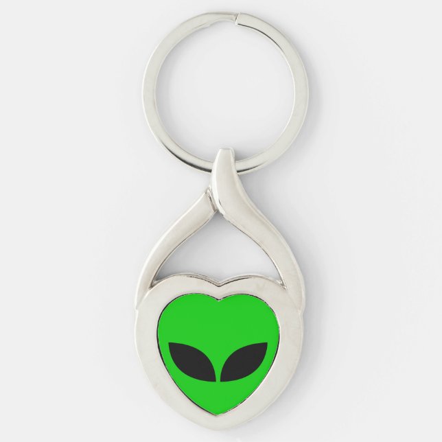 Porte-clés Alien Love Heart Paper Coaster (Devant)