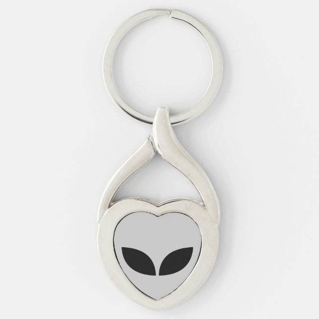 Porte-clés Alien Love Heart Paper Coaster (Devant)