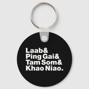 Porte-clés Alimentation de la rue laotienne
