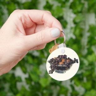 Porte-clés Aliments Rétro, Noix et Amandes, Fruits et Noix