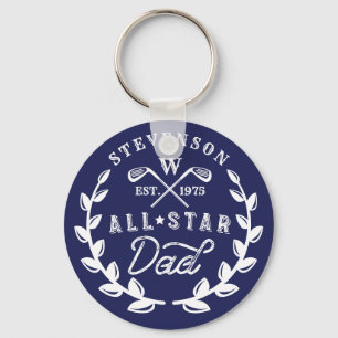 Porte-clés All Star Golf Papa Monogram Golf Club Crest