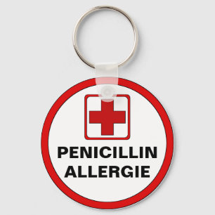 Porte-clés Allergie à la pénicilline