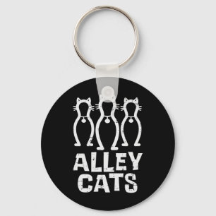 Porte-clés Alley Cats Bowling Team Amusants Humour Bowler Jou