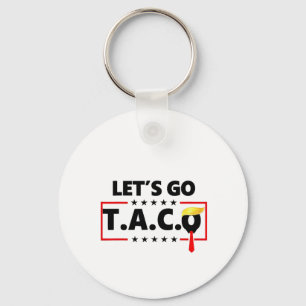 Porte-clés Allez TACO Trump 4 juillet amateurs de Taco