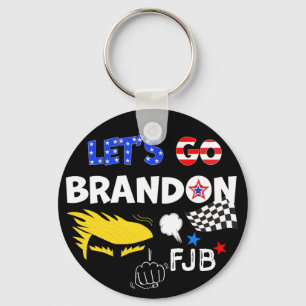 PORTE-CLÉS ALLONS BRANDON AVEC TRUMP