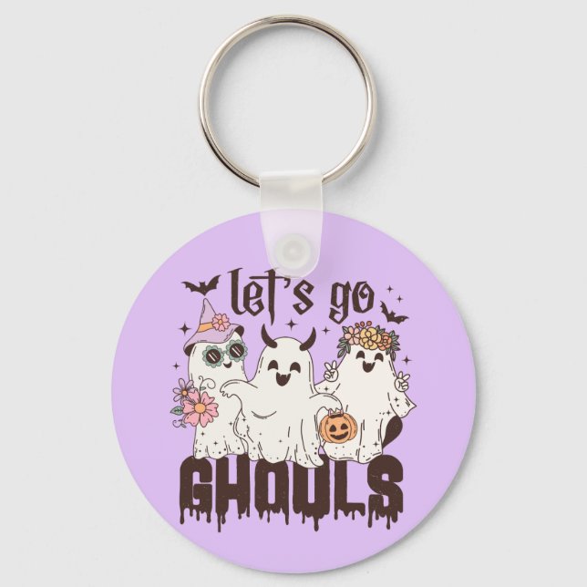 Porte-clés Allons Gouls Halloween (Recto)