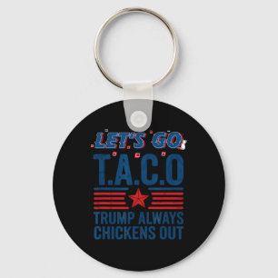 Porte-clés Allons Taco Trump Abandonne Toujours Drôle de Patr