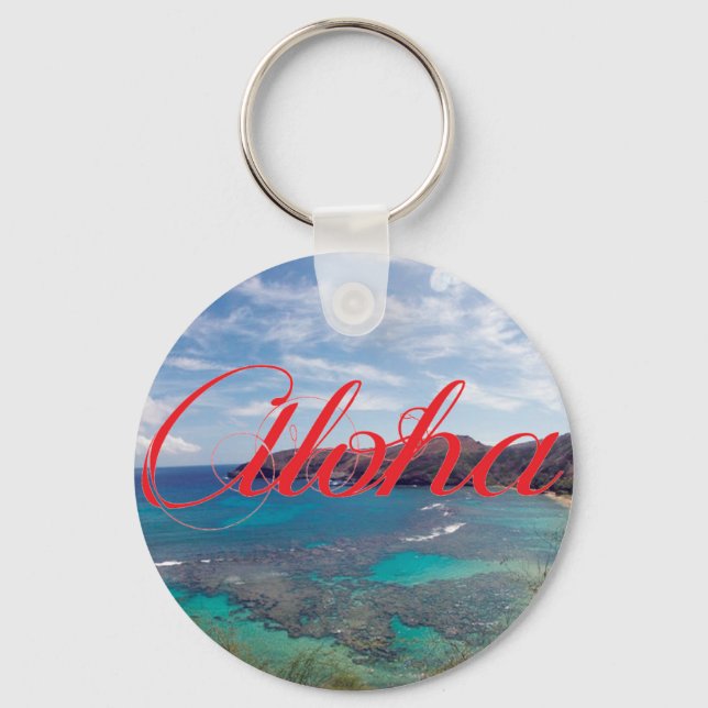 Porte-clés Aloha Hawaii (Recto)