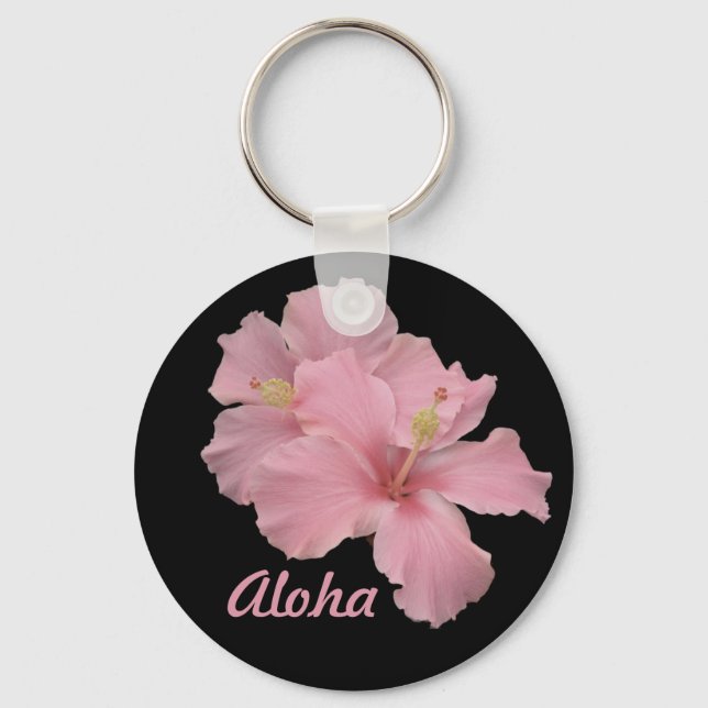 Porte-clés Aloha Hawaiian Hibiscus Porte - clé (Recto)