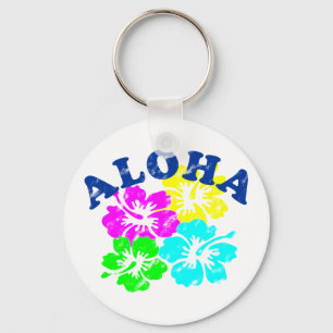 Porte-clés Aloha Vintage porte - clé coloré Fleurs hawaïen