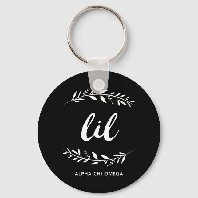 Porte-clés Alpha Chi Omega | Lil Wreath (Recto)