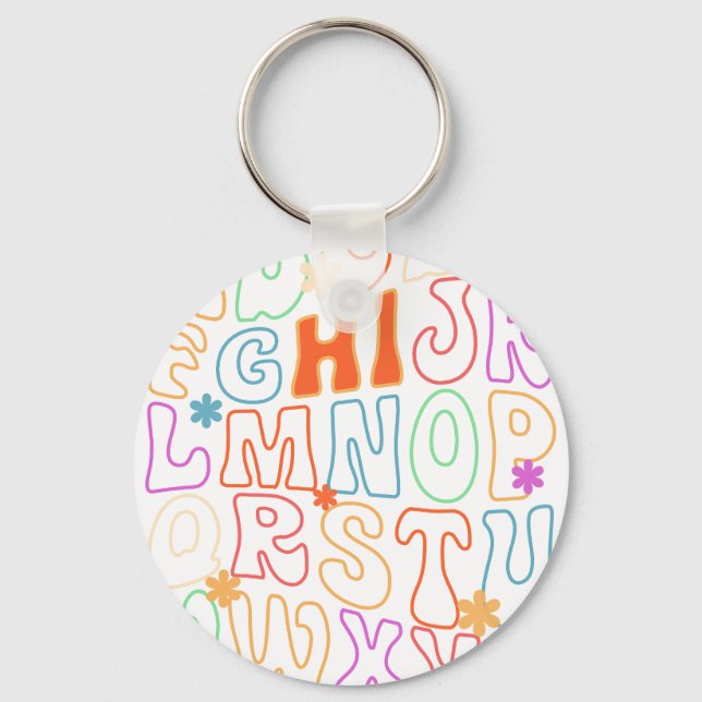 Porte-clés alphabet (Recto)