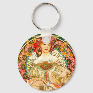 Porte-clés Alphonse Mucha Art Nouveau Daydream