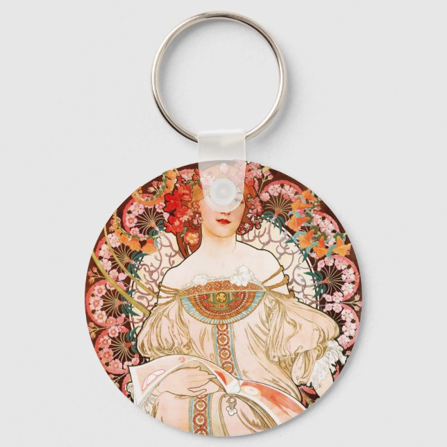 Porte-clés Alphonse Mucha F. Champenois Porte - clé (Recto)