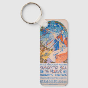 Porte-clés Alphonse Mucha pour Sokol Festival (1926)