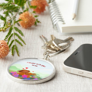 Porte-clés Always With You – Cute Bunny