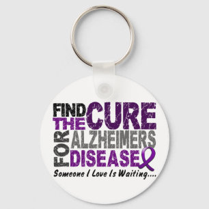 Porte-clés ALZHEIMERS DISEASE Find The Cure 1