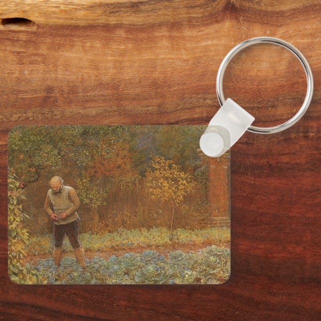 Porte-clés Amateur (Coachman & Cabbages) par Frederick Walker (Recto)