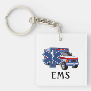 Porte-clés Ambulance EMT EMS   