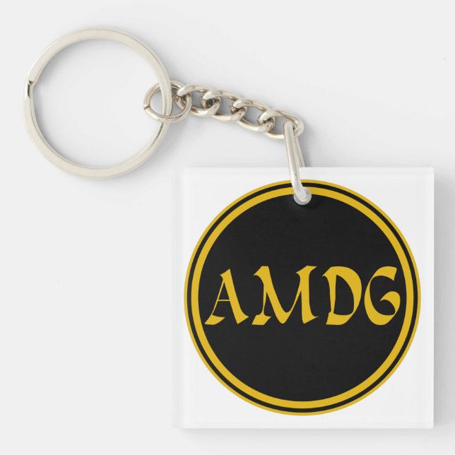 PORTE-CLÉS AMDG (Devant)