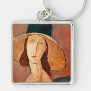 Porte-clés Amedeo Modigliani - Jeanne Hebuterne en grand Casq