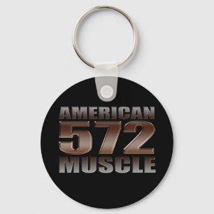 Porte-clés american muscle 572 Big Block black motor