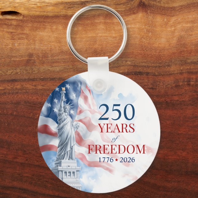 Porte-clés America's Semiquincentennial 250 Years Freedom (Verso)