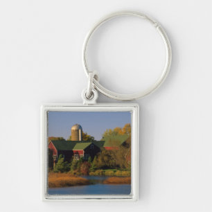 Porte-clés Amérique du Nord, États-Unis, Wisconsin. Grange ro