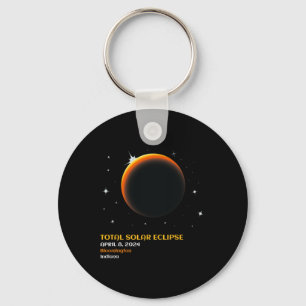 Porte-clés Amérique Totalité 04 08 24 Total Éclipse Solaire 2