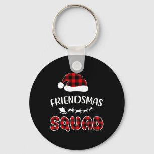 Porte-clés Ami Squad Funny Xmas Famille Lumière Correspondanc