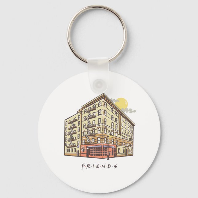 Porte-clés AMIS™ | Monica's Apartment Building (Recto)